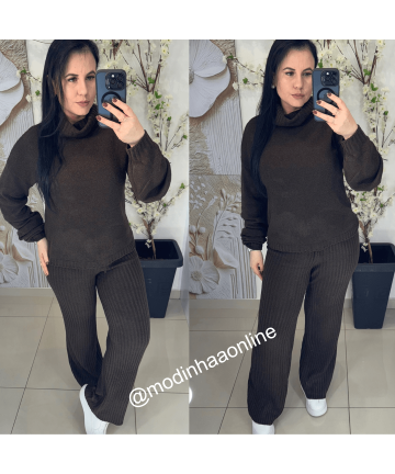 Conjunto Karinaa Marrom 